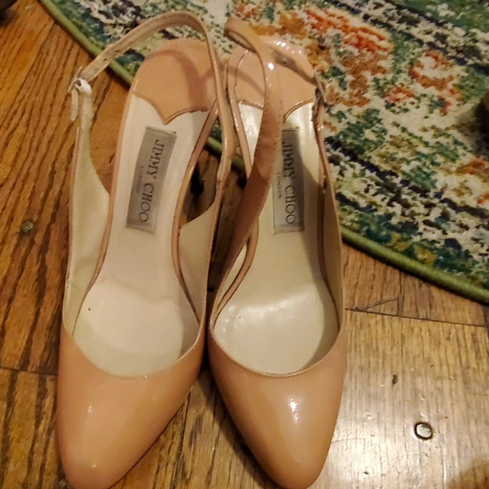 Patent leather Jimmy Choo slingbacks